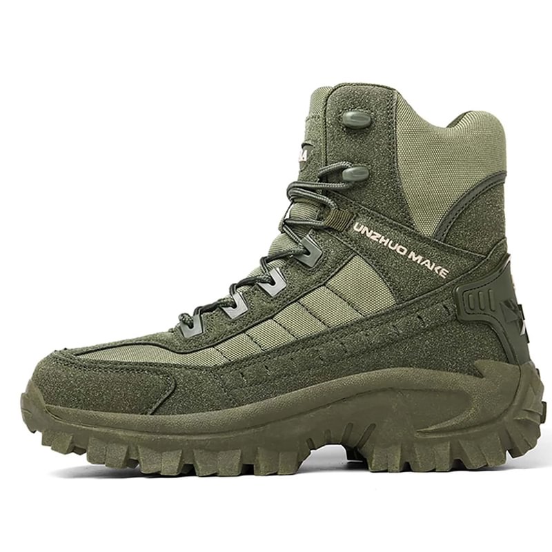 Robuuste Outdoor Laarzen met Hoge Schacht & Geprofileerde Zool voor Wandelen Trekking Bergpad Wandelschoenen | Sulvida