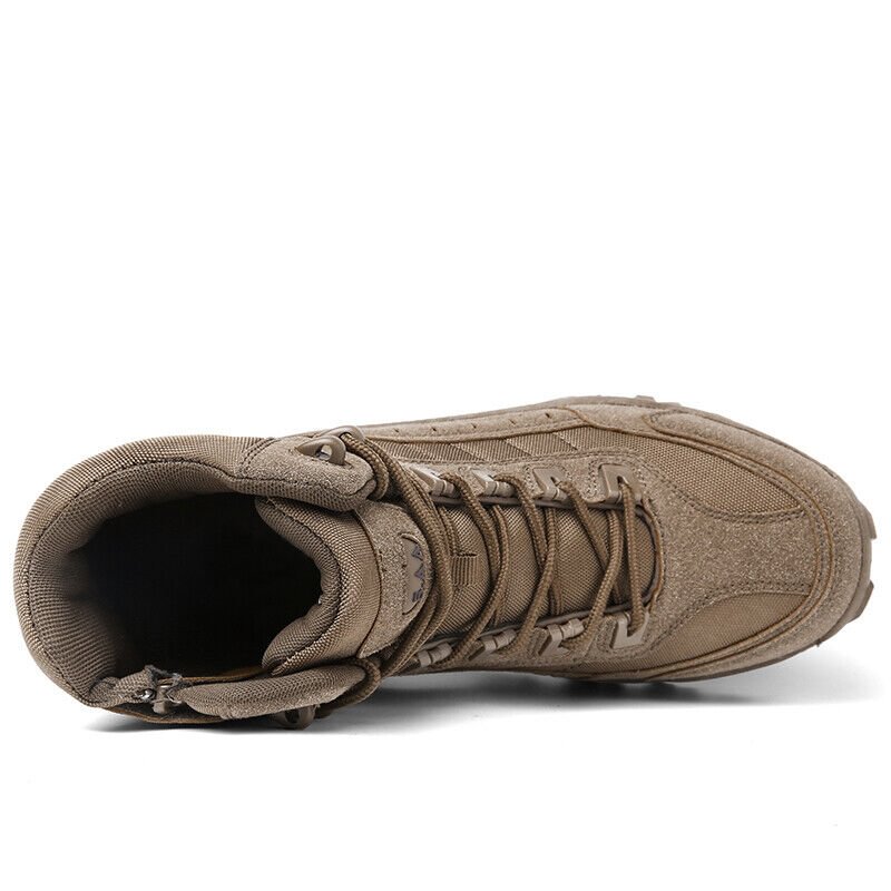 Robuuste Outdoor Laarzen met Hoge Schacht & Geprofileerde Zool voor Wandelen Trekking Bergpad Wandelschoenen | Sulvida