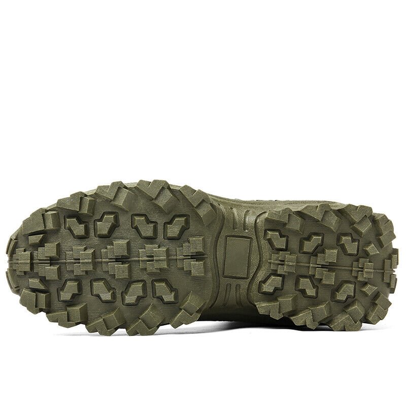 Robuuste Outdoor Laarzen met Hoge Schacht & Geprofileerde Zool voor Wandelen Trekking Bergpad Wandelschoenen | Sulvida