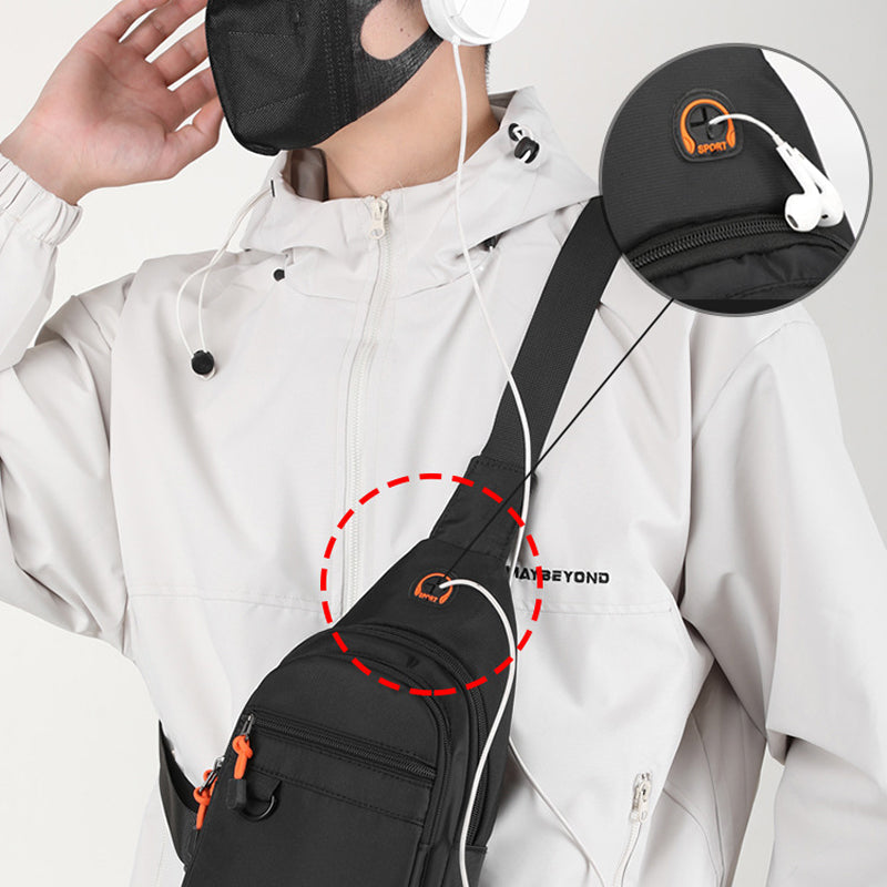 Sac bandoulière imperméable à plusieurs compartiments pour ranger portefeuille et smartphone, idéal au quotidien | Sulvida