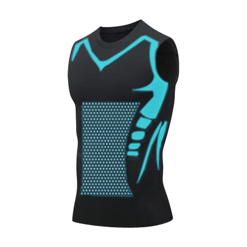 Compressie Vest Mouwloos – Lichaamsvormend Ionic Hemd voor Mannen | Sulvida