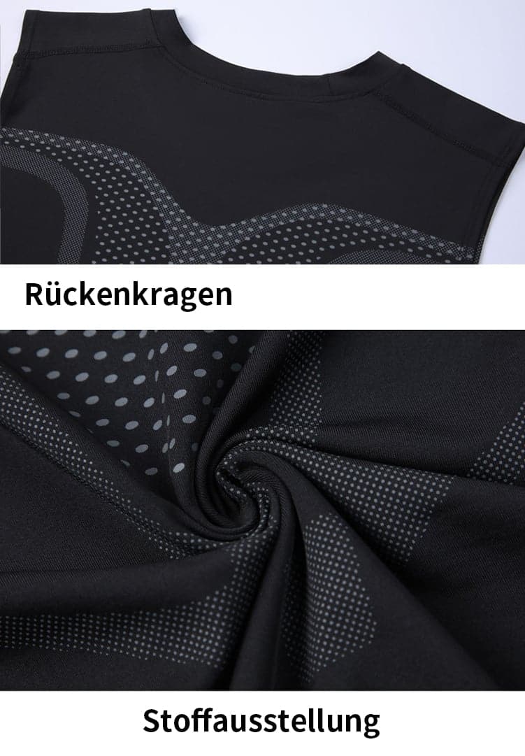 Compressie Vest Mouwloos – Lichaamsvormend Ionic Hemd voor Mannen | Sulvida