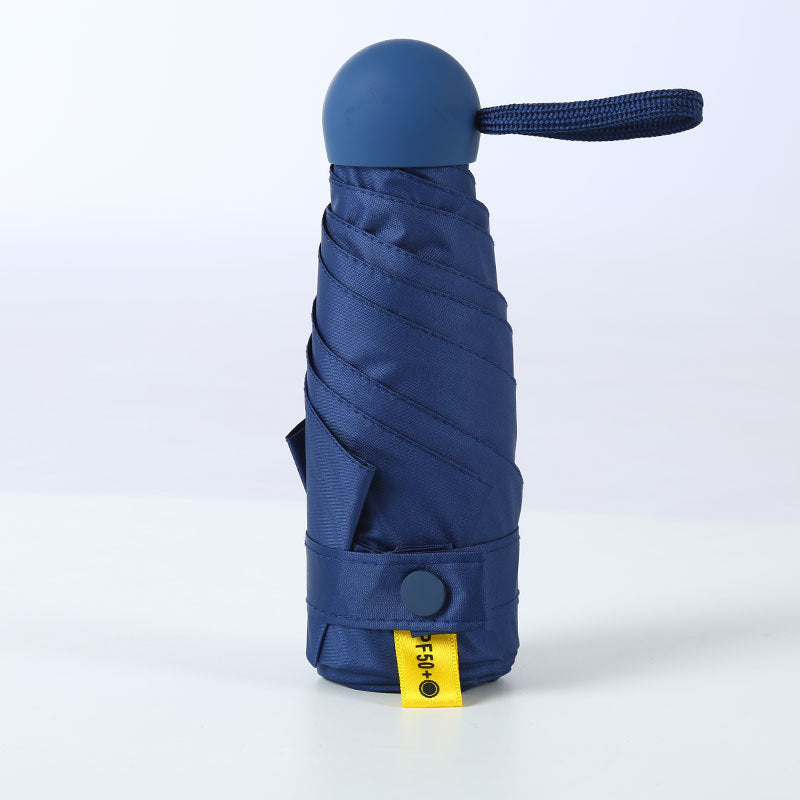 Zakparaplu Compact Capsule met UV-Bescherming UPF50+ Windbestendig Opvouwbaar Regenparaplu voor Onderweg | Sulvida