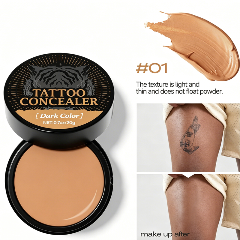Crème correctrice imperméable pour cicatrices et imperfections cutanées avec système de mélange à deux composants et tenue longue durée | Sulvida
