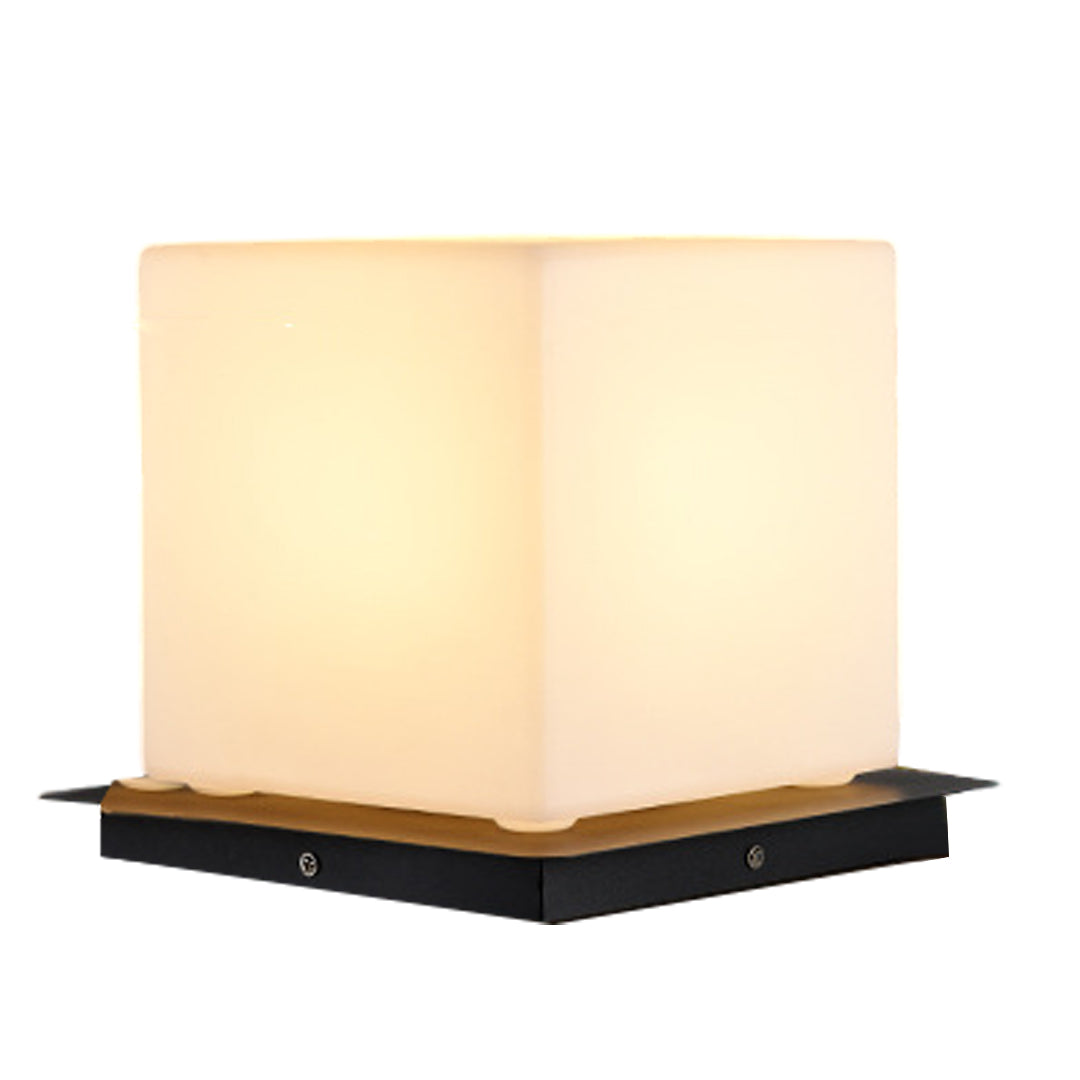 Sokkellamp Tuin LED Roestvrij Staal Waterdicht IP65 Moderne Buitenverlichting Bol Kubus Cilinder Terras | Sulvida