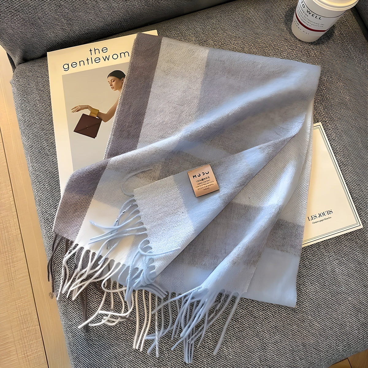 Geruit Kasjmier Dames Wintersjaal met Klassiek Brits Patroon Victoria Warme Halsdoek Herfst Winter Accessoire | Sulvida