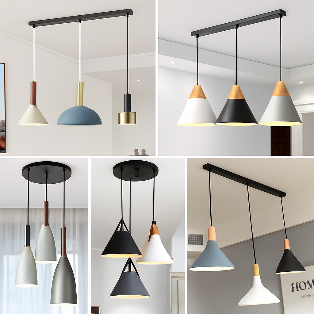 Plafondrail Langwerpig voor Hanglampen – Metalen Verdeelrail 1 tot 5 Lichtpunten – Zwart of Wit Design | Sulvida