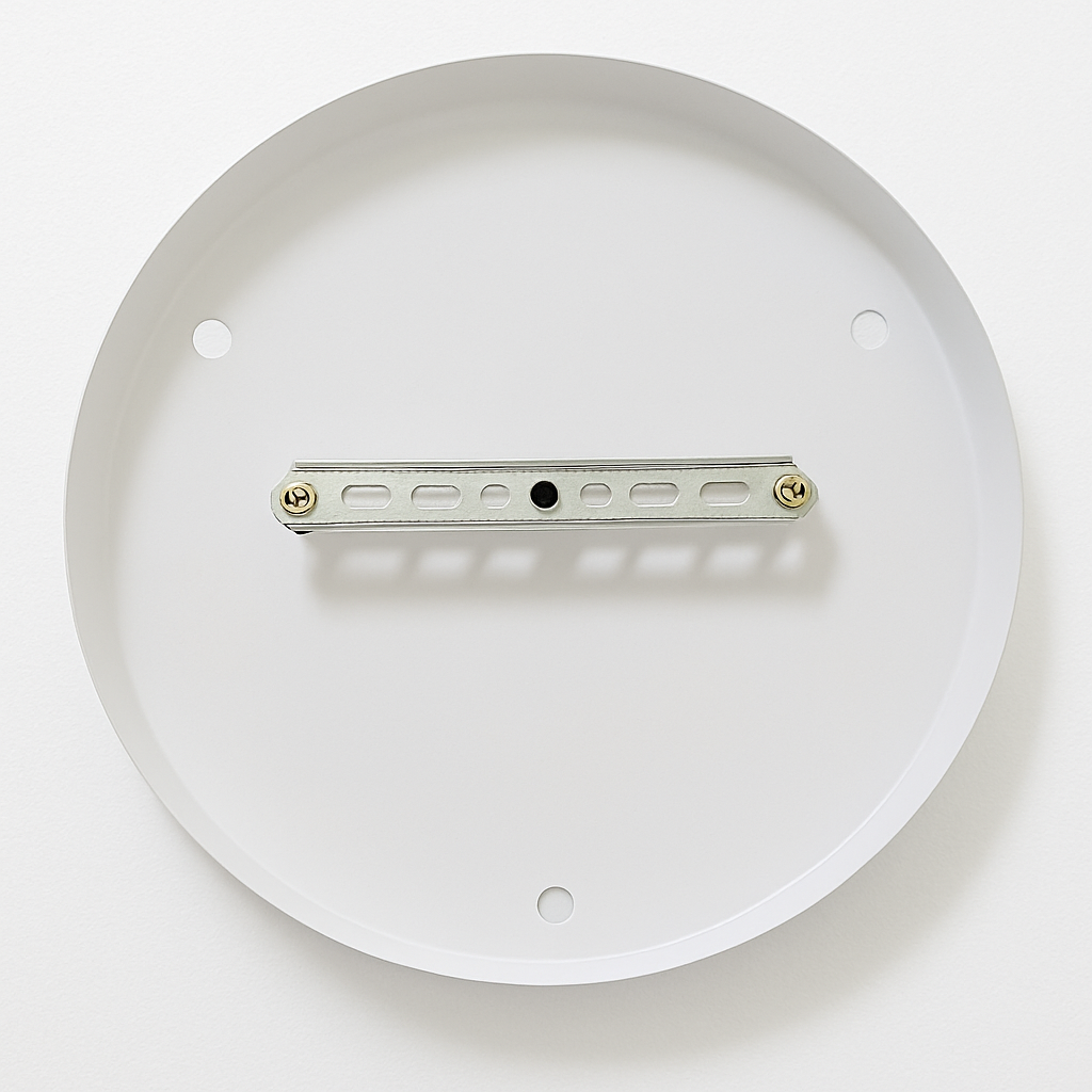Ronde Plafondplaat voor Hanglamp tot 5 Lichtpunten Zwart of Wit Metalen Lamphoes Plafondbalk Plafondkap | Sulvida