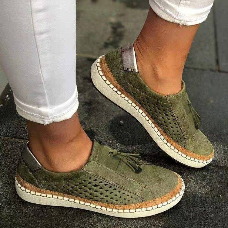 Orthopedische Dames Sneakers Comfort Breed Met Teenbescherming Loopschoenen Zwart Wit Groen Blauw Rood US 6-9.5 | Sulvida
