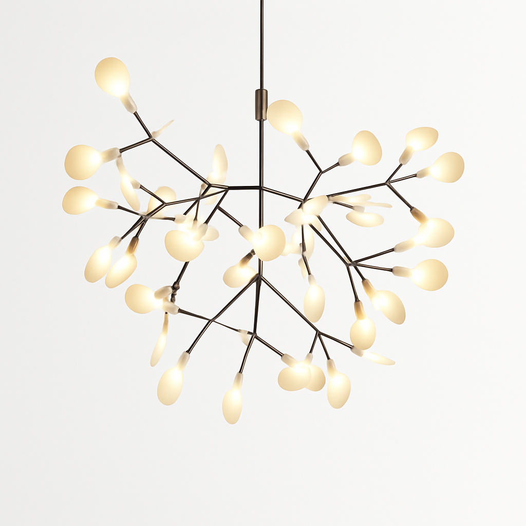 LED Hanglamp Tak Koper Zwart Meerlichts Modern Design Eetkamer Plafondlamp Dimbaar Woonkamer Verlichting | Sulvida