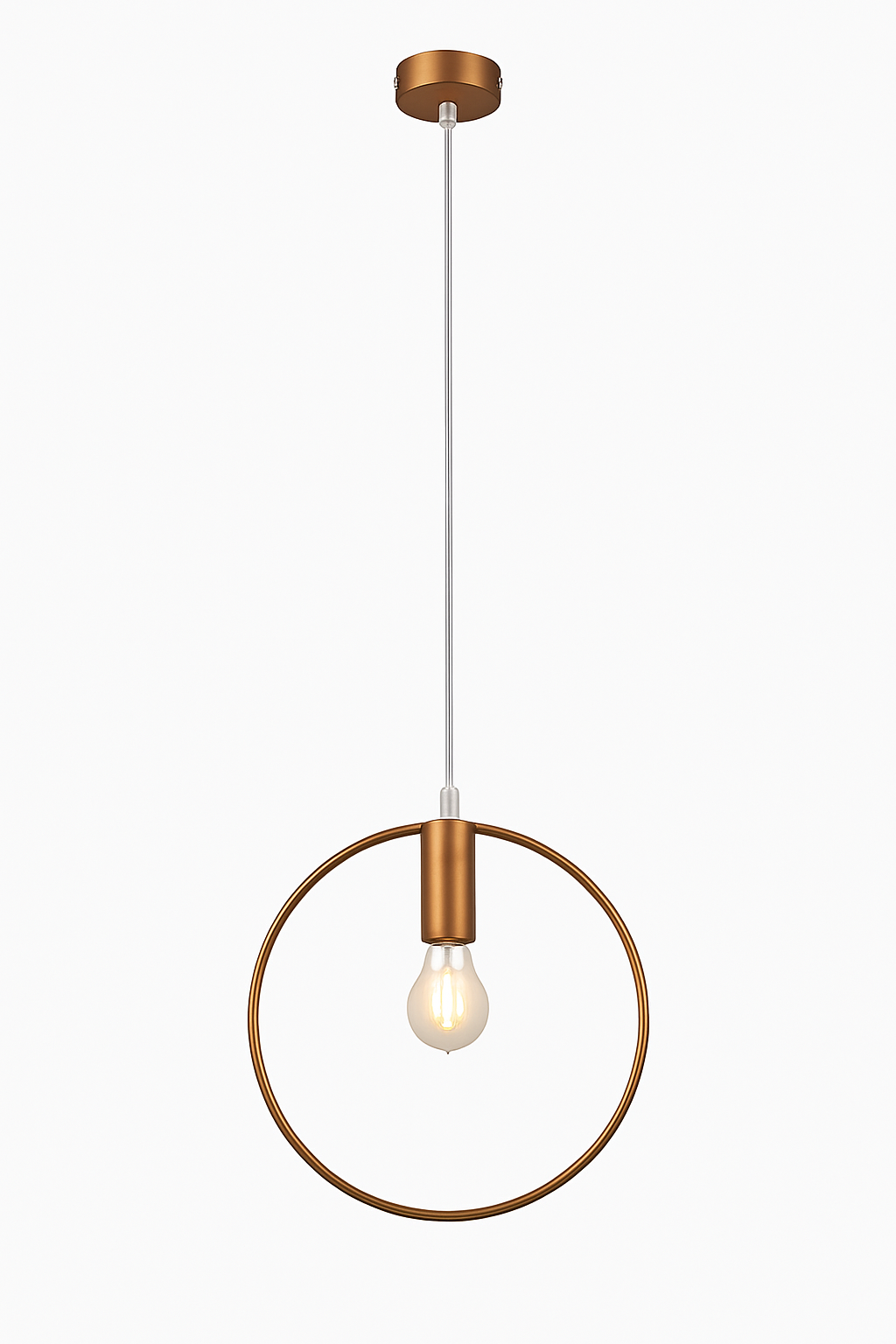 Ronde Hanglamp Goud LED Metaal Modern Design Eetkamer Slaapkamer Woonkamer Sfeerverlichting Elegant Decoratief | Sulvida