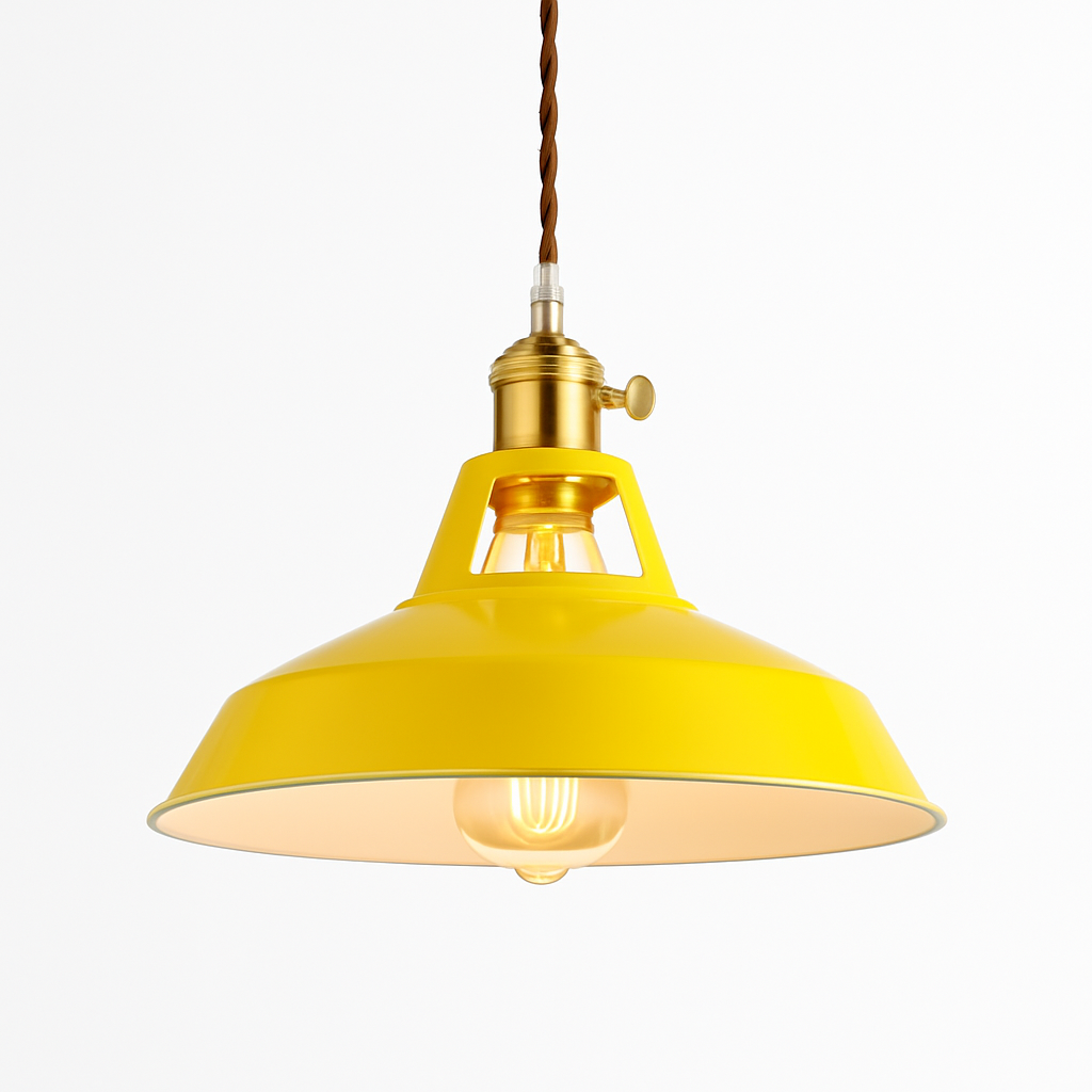 Industriële Hanglamp Metaal Loft Gekleurd E27 Plafondlamp Woonkamer Eetkamer Slaapkamer Moderne Verlichting | Sulvida