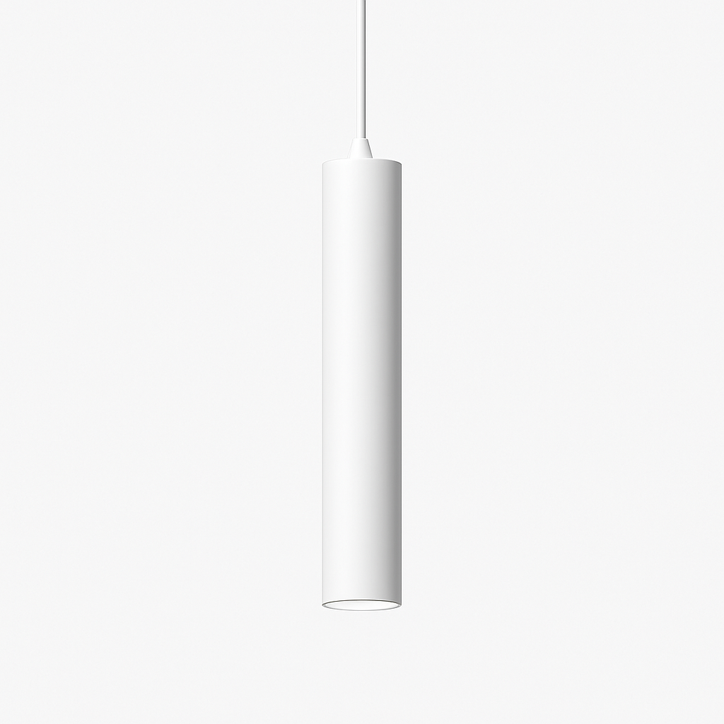 Cilindervormige Hanglamp LED Aluminium Zwart Wit 6×20 6×30cm Verstelbaar Modern Design Interieurverlichting | Sulvida