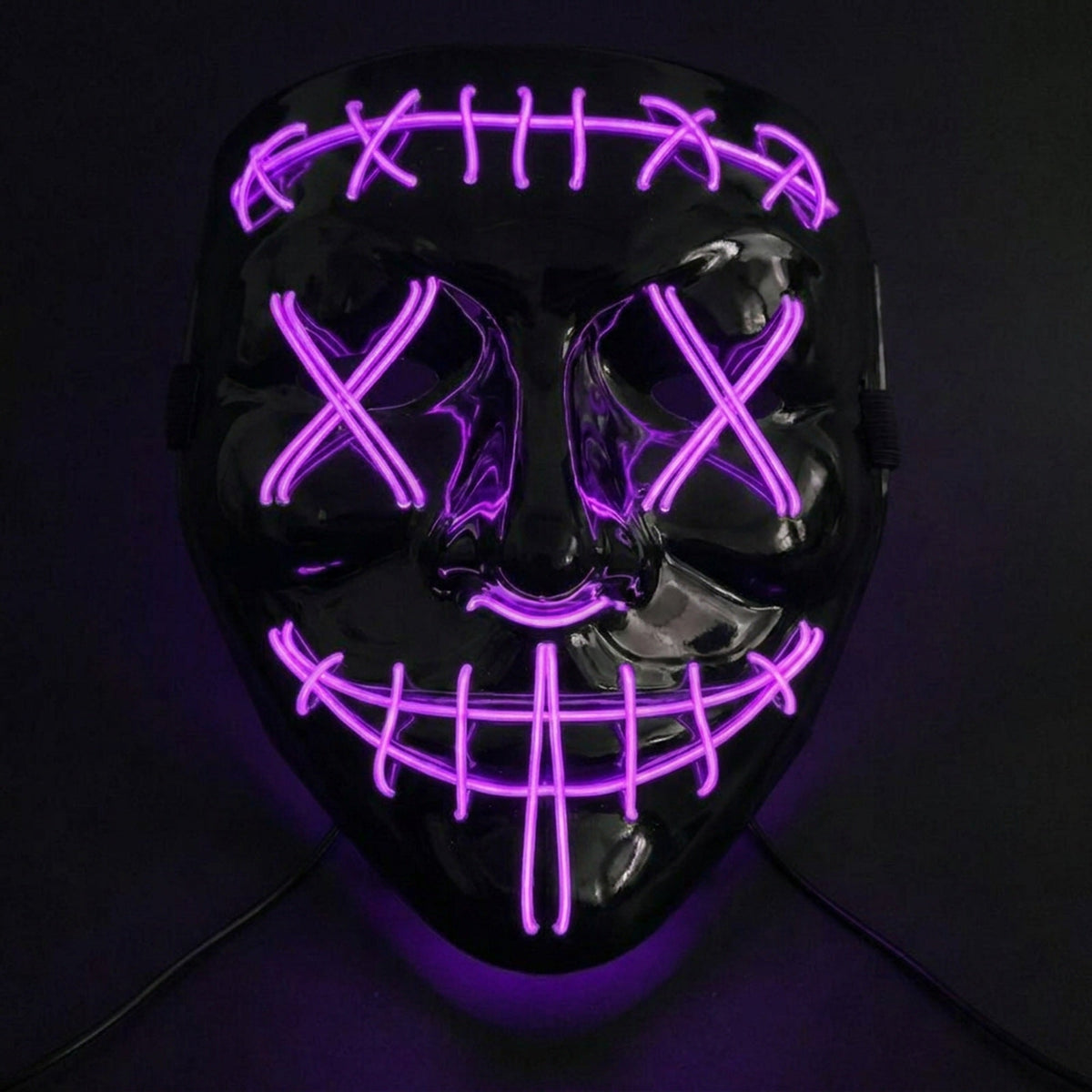 Oplichtend Masker voor Feest Halloween Cosplay Festival Volwassenen met LED Verlichting en Kleureffect | Sulvida