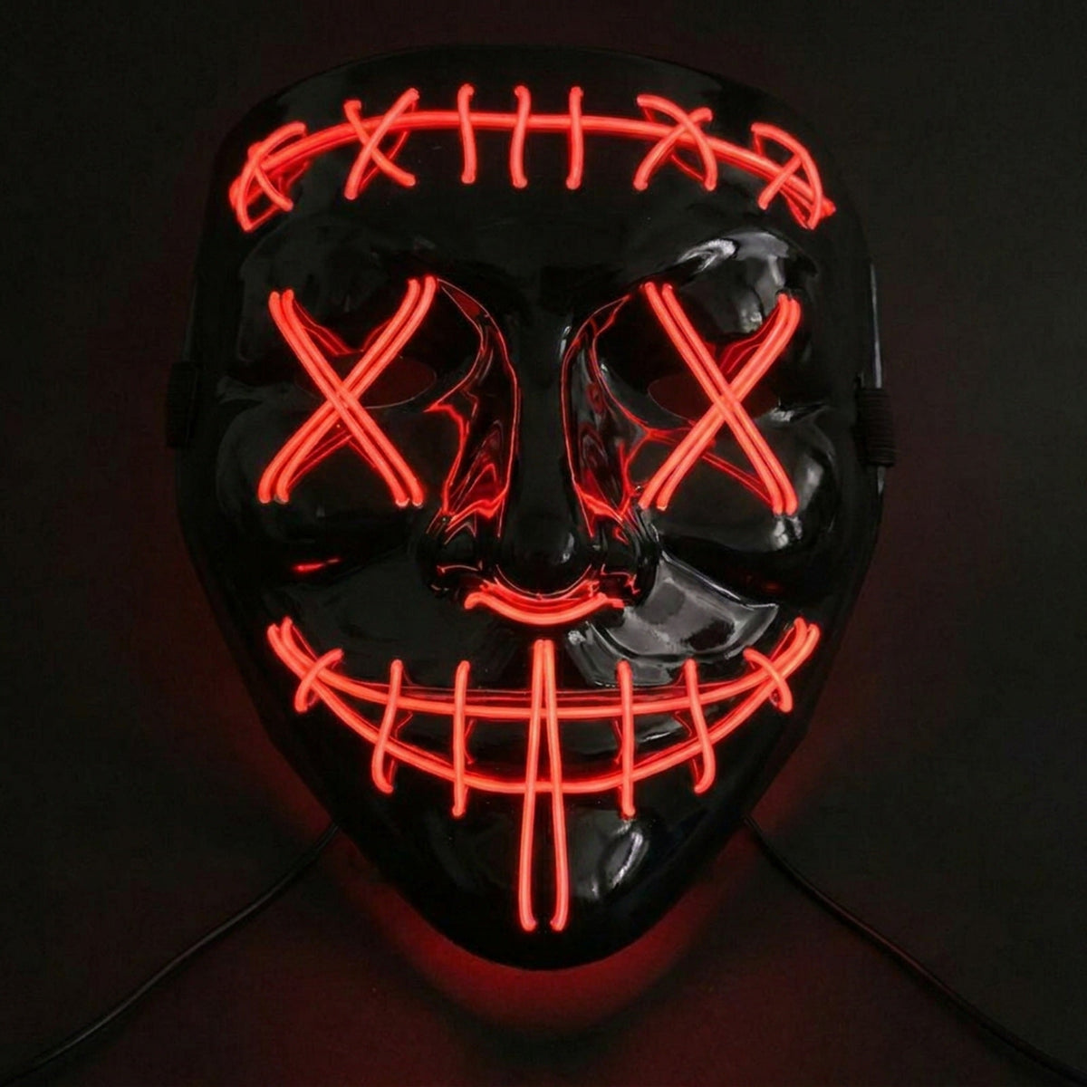 Oplichtend Masker voor Feest Halloween Cosplay Festival Volwassenen met LED Verlichting en Kleureffect | Sulvida