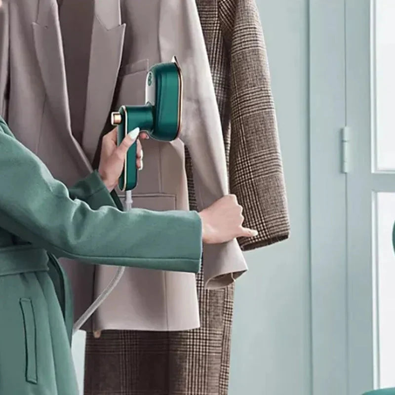 Compact Reisstrijkijzer met Stoom- en Droogfunctie 2-in-1 voor Kleding Onderweg Opvouwbaar Handig Reizen | Sulvida