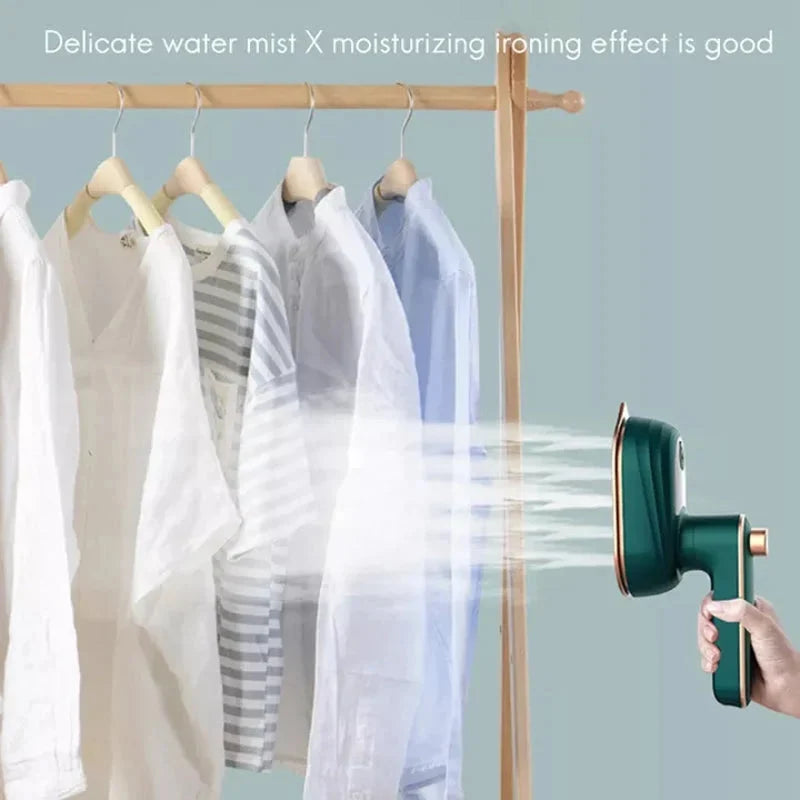 Compact Reisstrijkijzer met Stoom- en Droogfunctie 2-in-1 voor Kleding Onderweg Opvouwbaar Handig Reizen | Sulvida