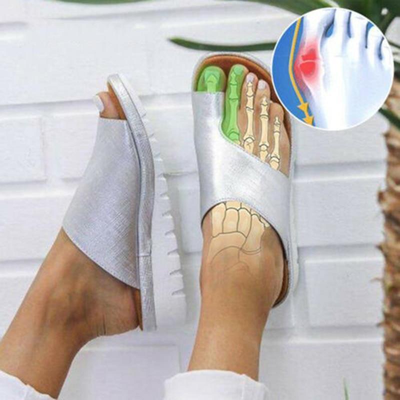 Dames Teenslippers met Orthopedische Zool – Comfortabel Schoeisel voor Hallux Valgus | Sulvida
