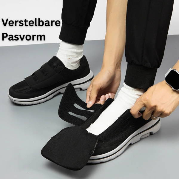 Orthopedische Schoenen Verstelbaar Klittenband Mesh Ademend Diabetesvoeten Dagelijks Comfort Wandelen | Sulvida