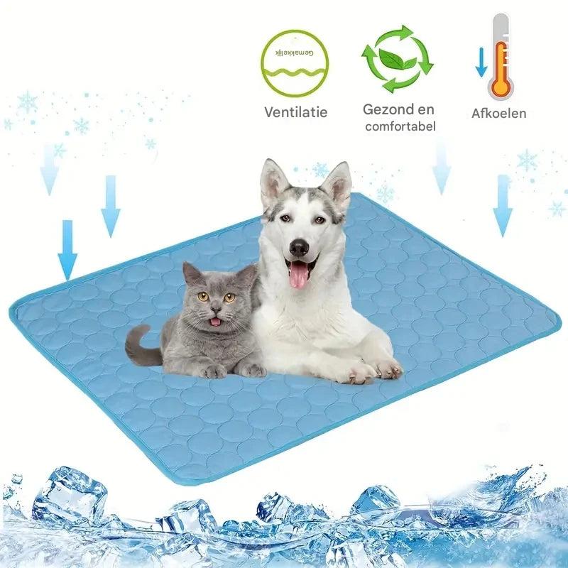 Koelmat Huisdieren Zelfkoelend Ademend 63×50 70×56 102×70 Honden Katten Bench Bank Autostoel Lichtgewicht Opvouwbaar | Sulvida