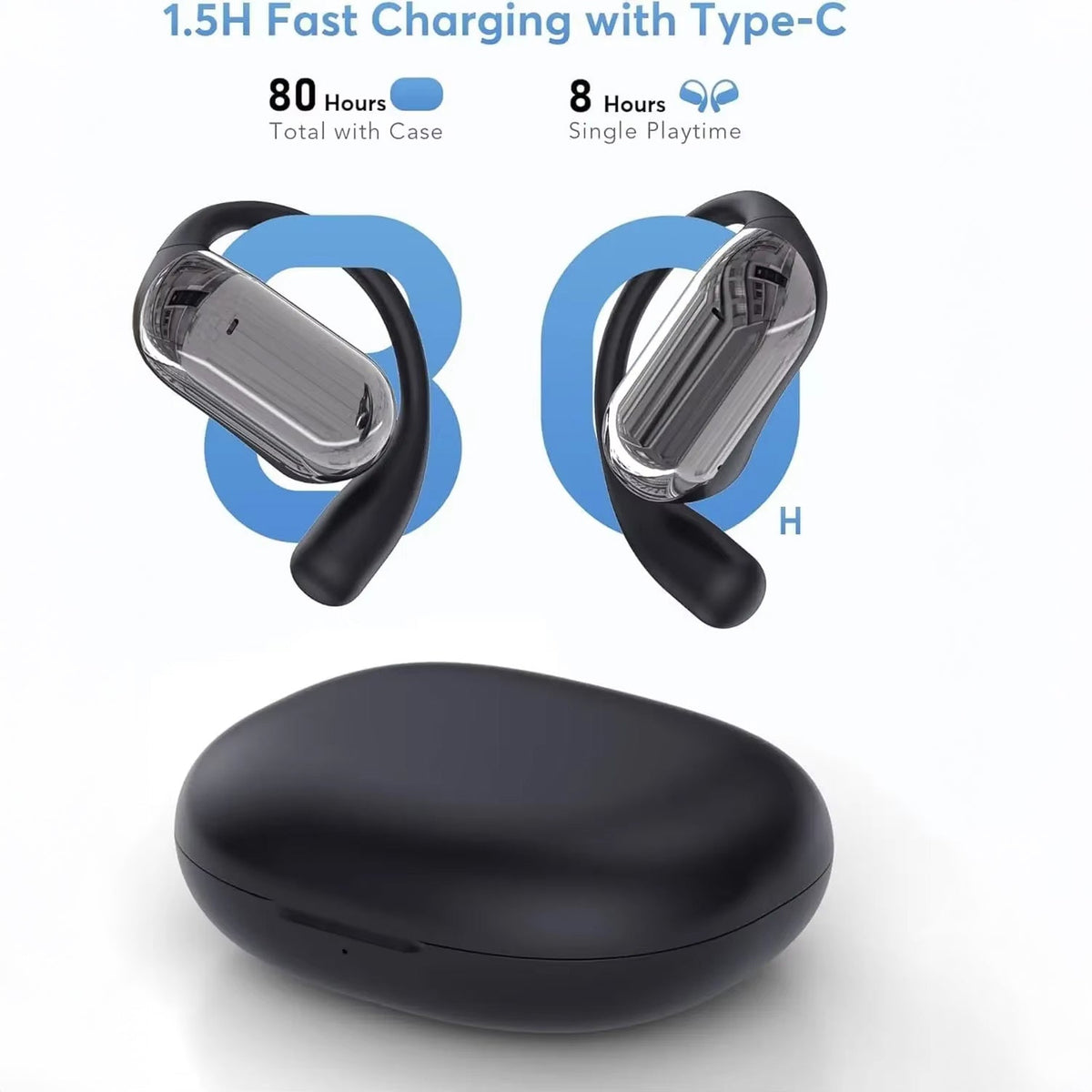 Écouteurs traducteurs dotés d’une technologie d’IA, 144 langues, traduction en temps réel, écouteurs sans fil Bluetooth 5.4 pour la communication et les voyages - Sulvida
