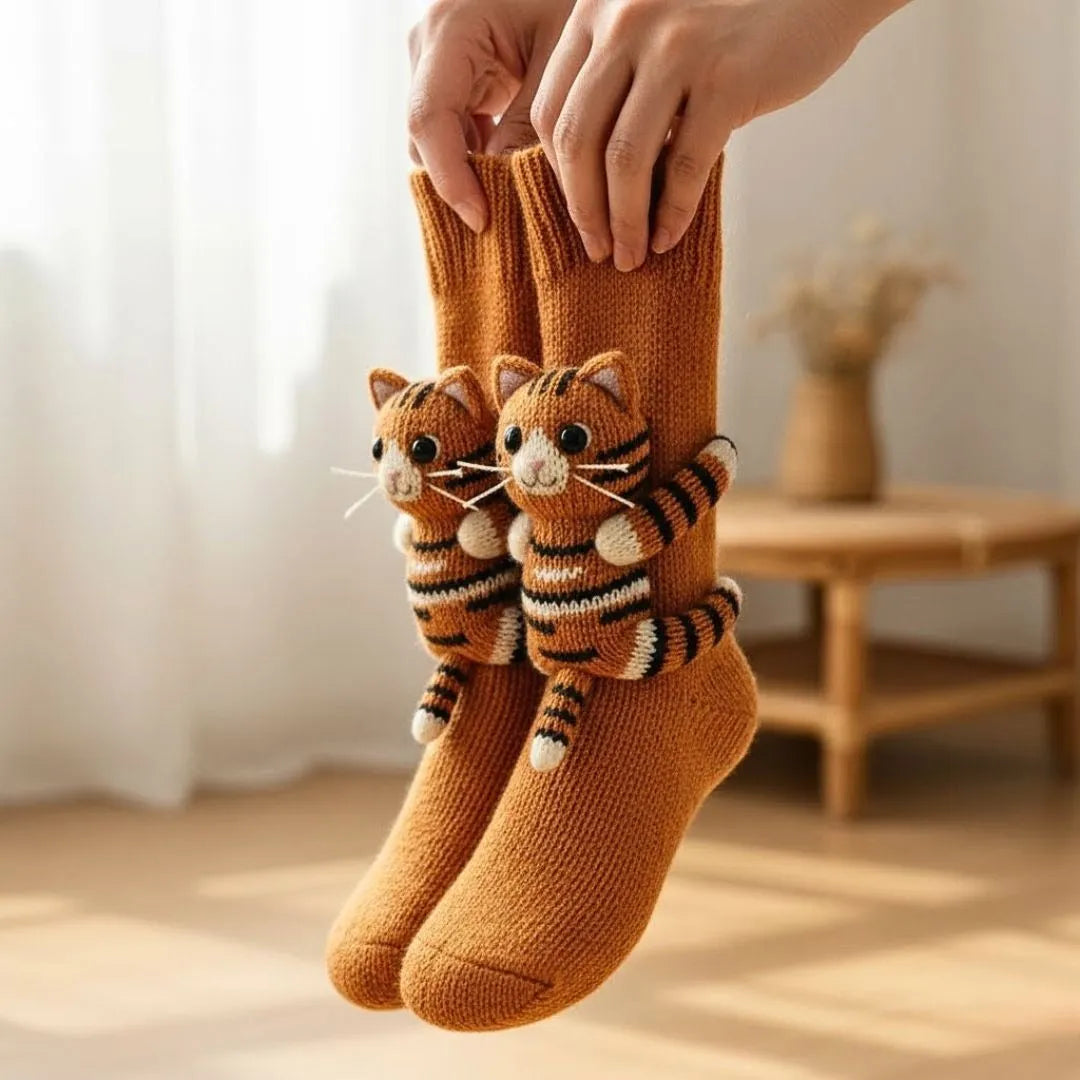 Verwarmde knuffelsokken in grappige diermotieven voor koude voeten thuis unisex comfort warm pluche sloffen | Sulvida