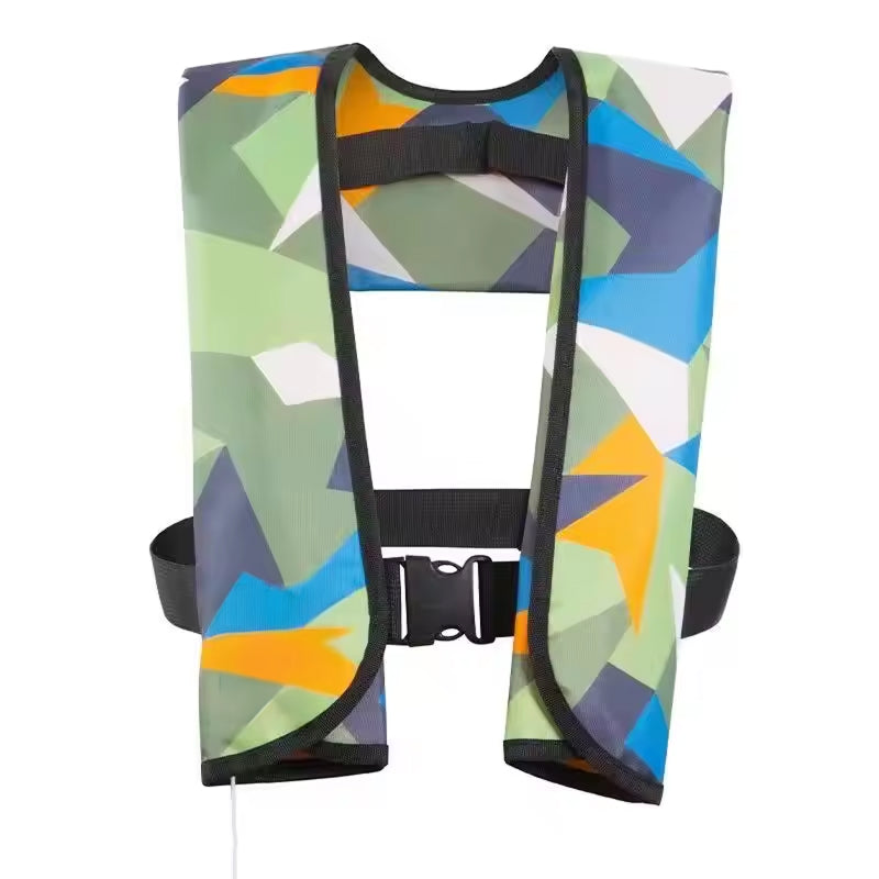 Gilet de sauvetage gonflable à déclenchement automatique et manuel, pour profiter de l’eau et pratiquer des sports nautiques en toute sécurité | Sulvida