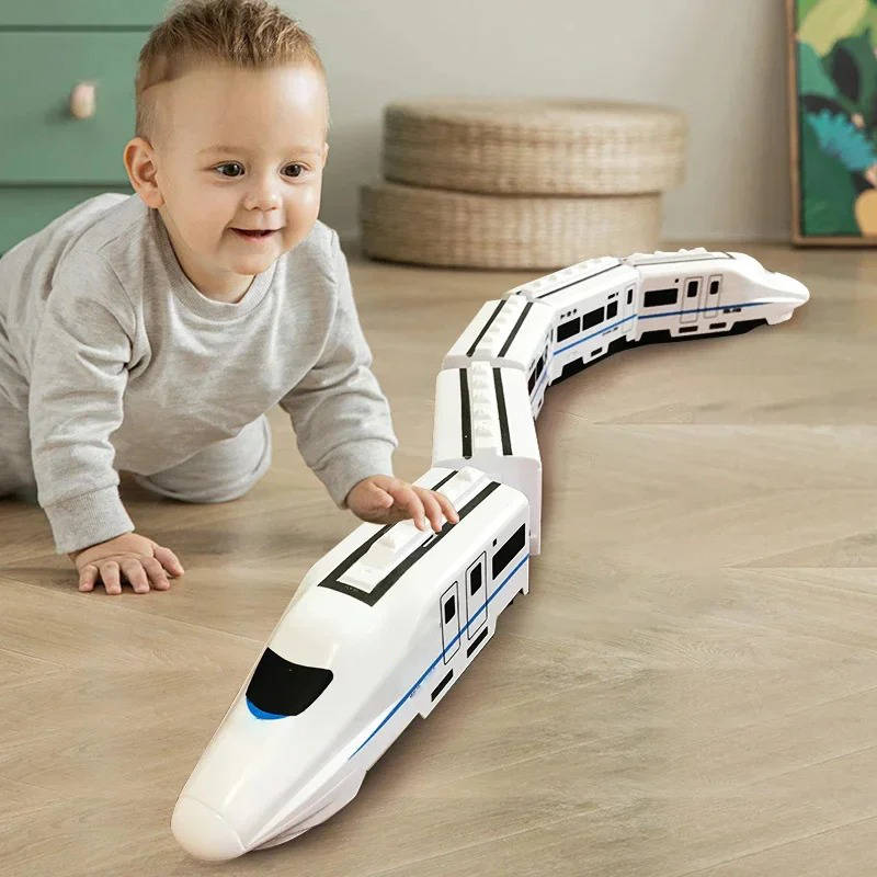 Interactieve Trein Speelgoedset met Licht en Geluid | Spelend Leren voor Peuters en Kleuters | Educatief | Sulvida