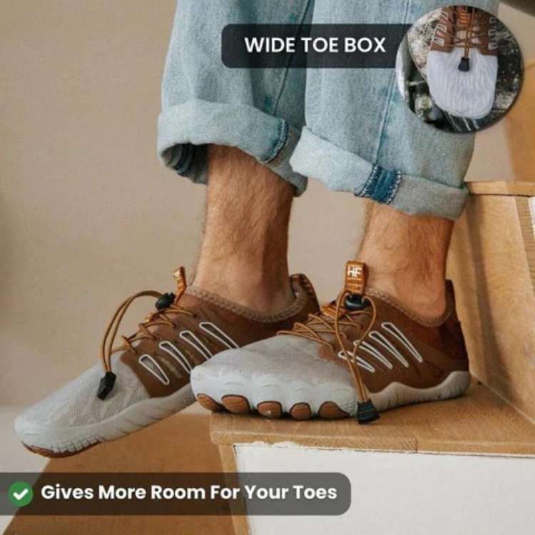 Minimalistische barvoetschoenen met antislip rubberen zool voor wandelen outdoor zwart bruin blauw roze | Sulvida