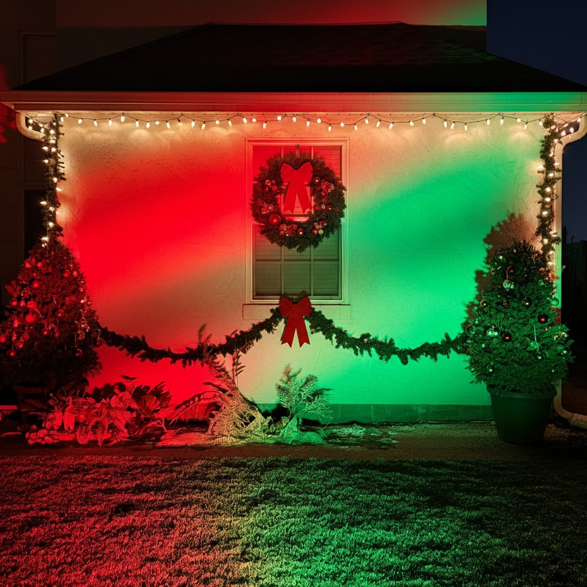 RGB LED Tuinspot Grijs 50W Waterdicht IP65 met Afstandsbediening voor Tuin Landschapsverlichting Buitenverlichting | Sulvida