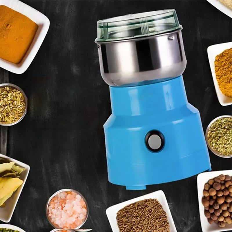 Elektrische Specerijen- & Graanmolen Roestvrijstaal 300W Maalvermogen Keukenmachine voor Koffie & Kruiden | Sulvida
