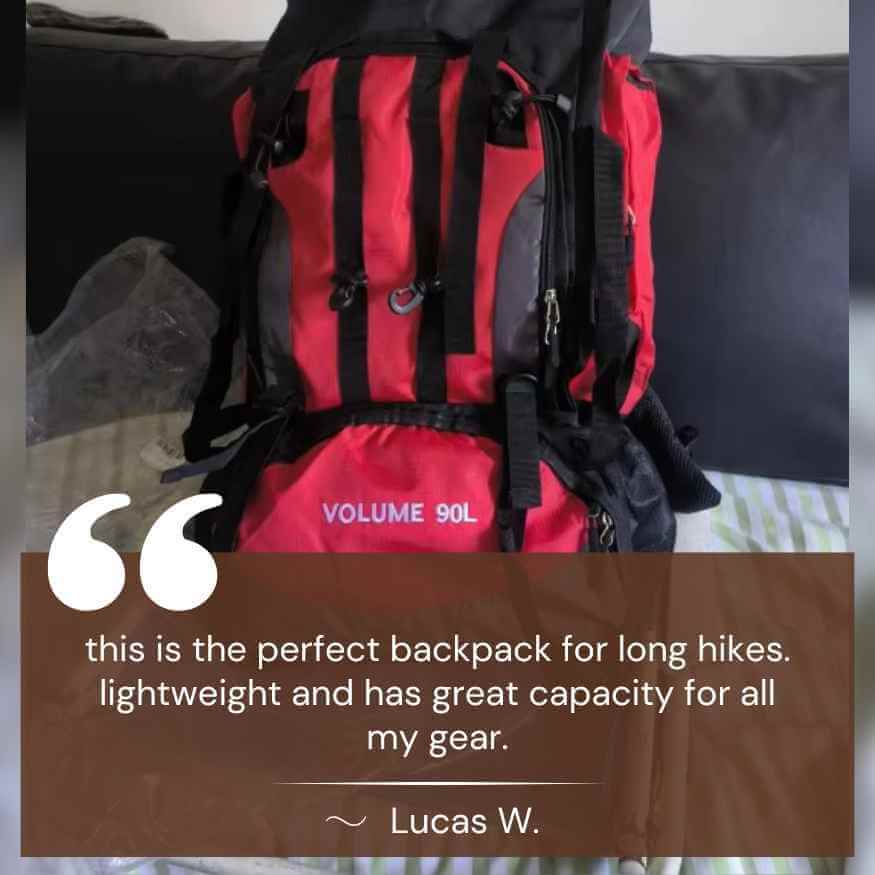Waterdichte Reisrugzak 90 Liter Outdoor Trektochten Bergwandelen Camping Backpack Avonturiers Wandelen | Sulvida