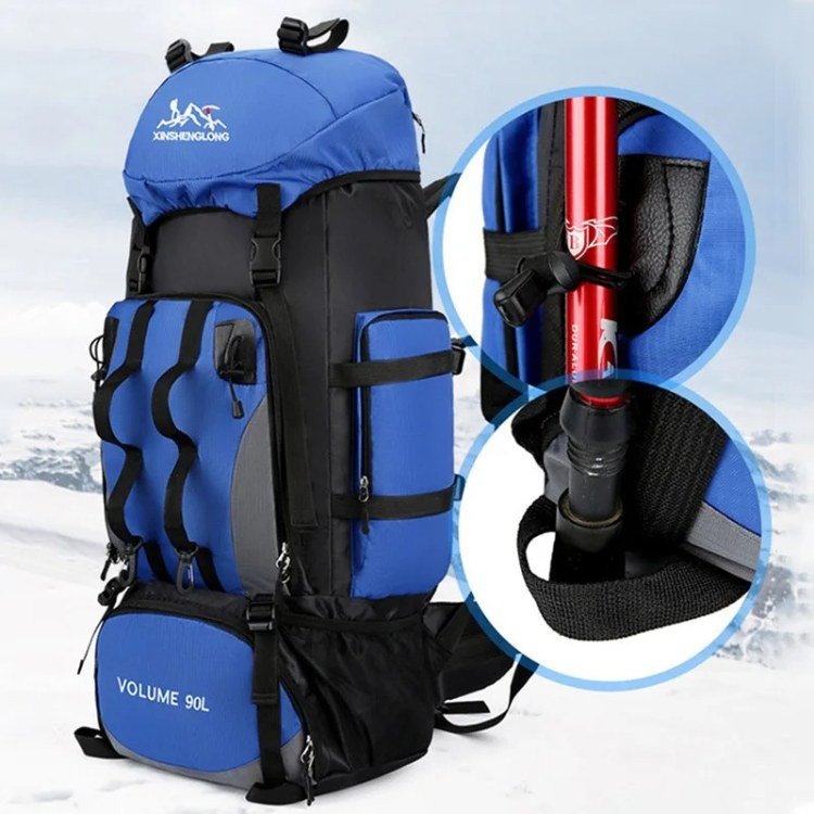 Waterdichte Reisrugzak 90 Liter Outdoor Trektochten Bergwandelen Camping Backpack Avonturiers Wandelen | Sulvida