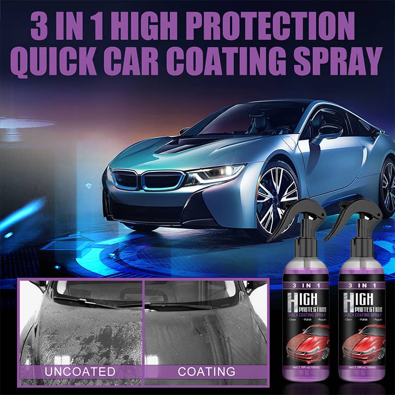 Keramische Autocoating Spray 3-in-1 Waterloze Reiniging Lak Bescherming Krasbestendig Glansherstellend | Sulvida