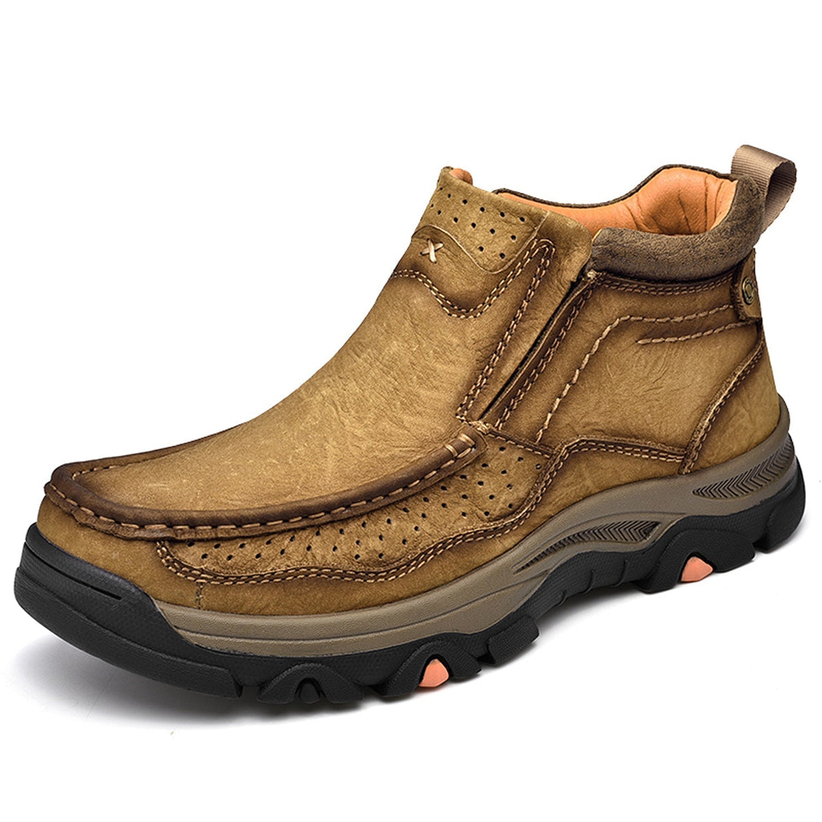Orthopedische Hoge Schoenen Unisex Comfort Leer Ergonomisch Steunzool Dagelijks Wandelen Casual Stijl | Sulvida