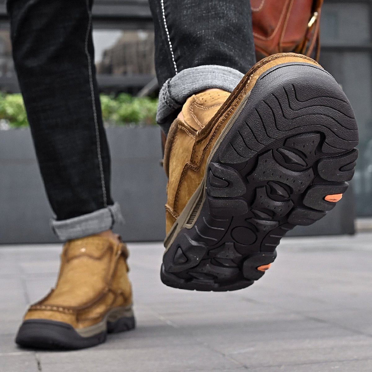 Orthopedische Hoge Schoenen Unisex Comfort Leer Ergonomisch Steunzool Dagelijks Wandelen Casual Stijl | Sulvida