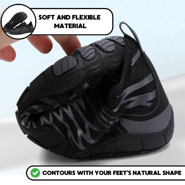 Flexibele barefoot wandelschoen unisex met antislipzool voor natuurlijke bewegingsvrijheid gezonde voeten | Sulvida