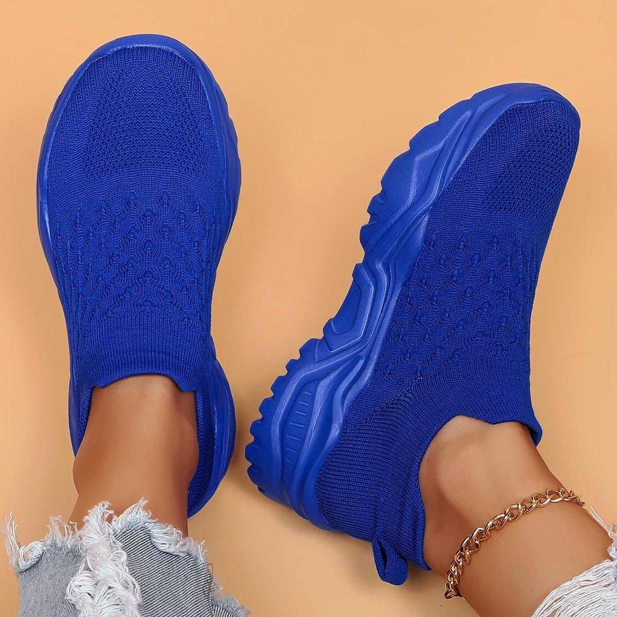 Orthopedische Instapschoenen Unisex Blauw Slip-On Comfortschoenen Voetondersteuning Lichtgewicht Dagelijks | Sulvida