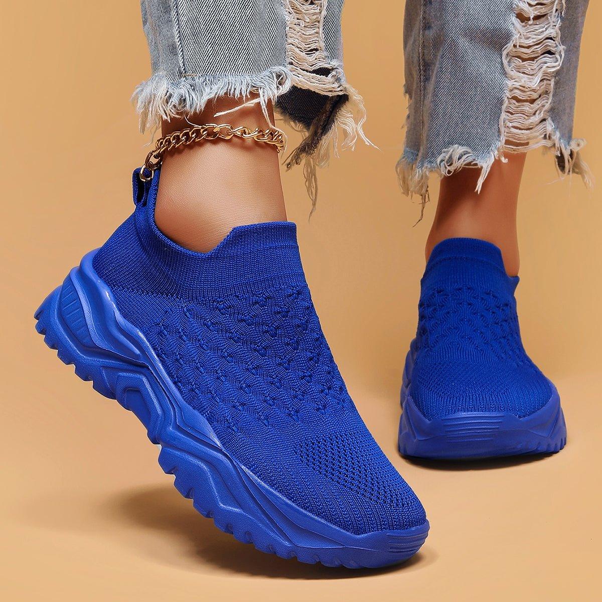 Orthopedische Instapschoenen Unisex Blauw Slip-On Comfortschoenen Voetondersteuning Lichtgewicht Dagelijks | Sulvida