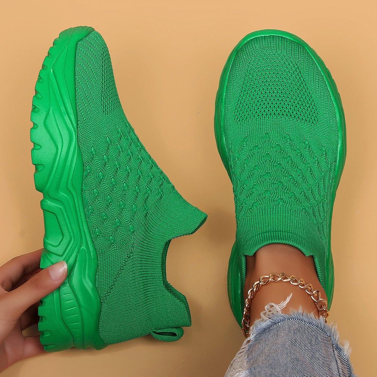 Orthopedische instapschoenen voor dames ademend flexibel comfortabel wandelen dagelijks gebruik loopschoenen | Sulvida