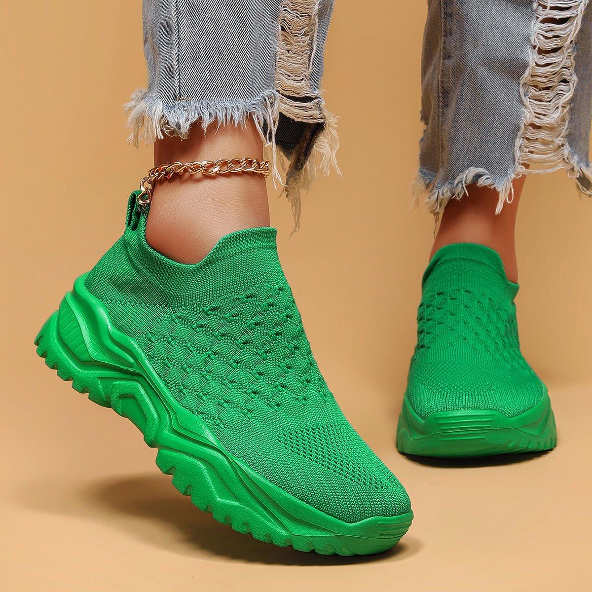 Orthopedische instapschoenen voor dames ademend flexibel comfortabel wandelen dagelijks gebruik loopschoenen | Sulvida