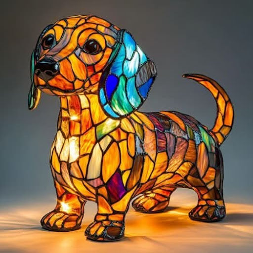 LED Nachtlampje Hond Decoratieve Tafelverlichting Huisdiersilhouet Stemmingsverlichting Sfeerlamp Kinderkamer | Sulvida