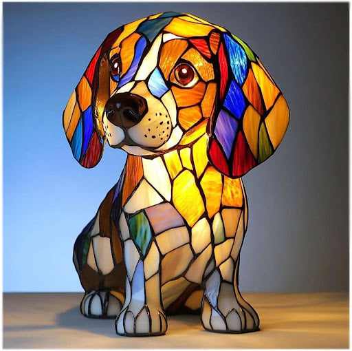 LED Nachtlampje Hond Decoratieve Tafelverlichting Huisdiersilhouet Stemmingsverlichting Sfeerlamp Kinderkamer | Sulvida