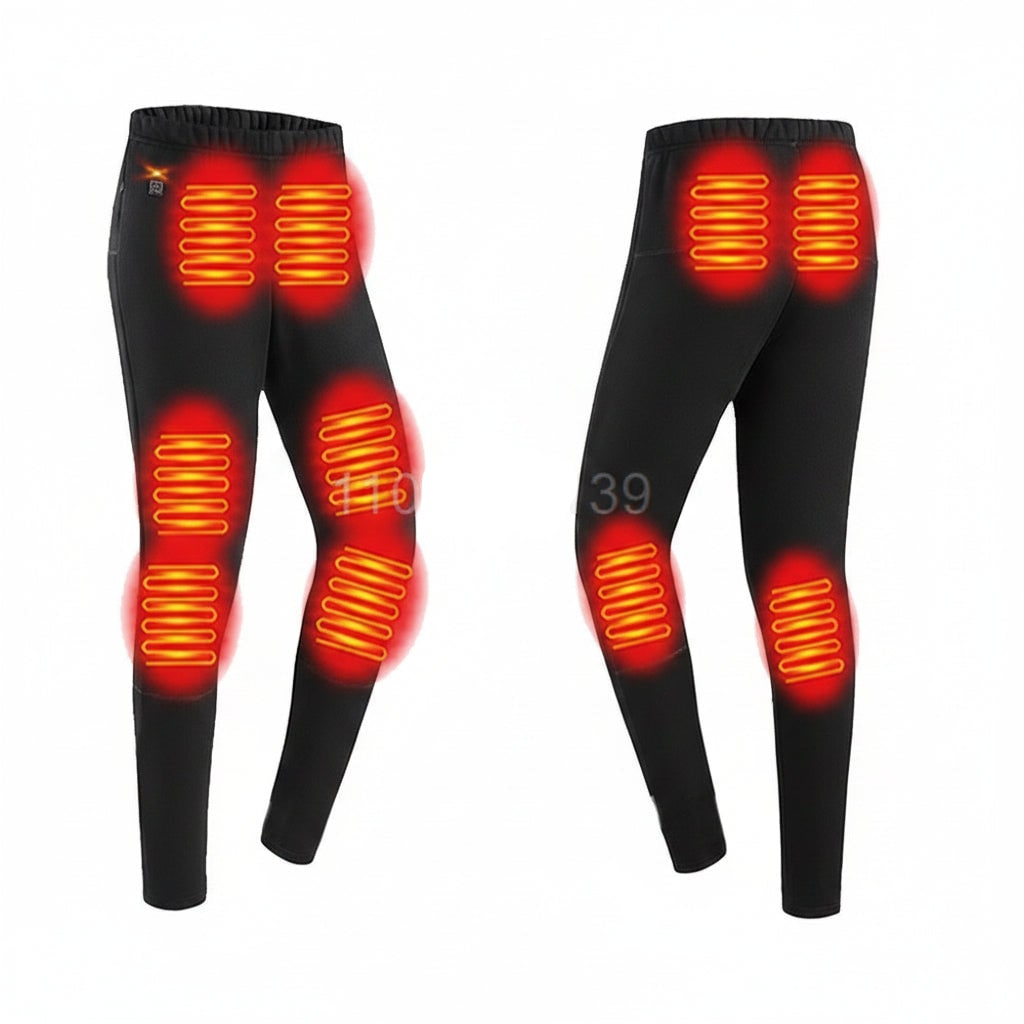 Thermische Ondergoedset USB Verwarmd Heren Dames Meerdere Verwarmingszones Wintersport Outdoor Skiën Wandelen | Sulvida
