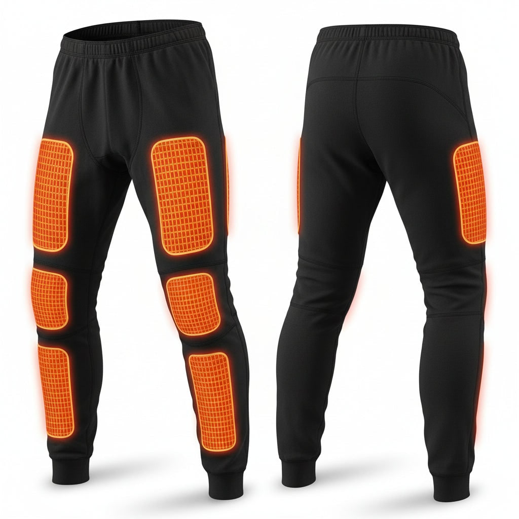 Thermische Ondergoedset USB Verwarmd Heren Dames Meerdere Verwarmingszones Wintersport Outdoor Skiën Wandelen | Sulvida