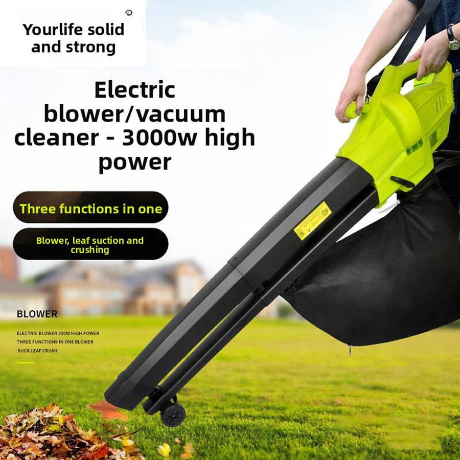 Aspirateur de feuilles sans fil avec broyeur, 3-en-1, aspirateur de jardin, souffleur et broyeur de feuilles, pour le nettoyage du jardin | Sulvida