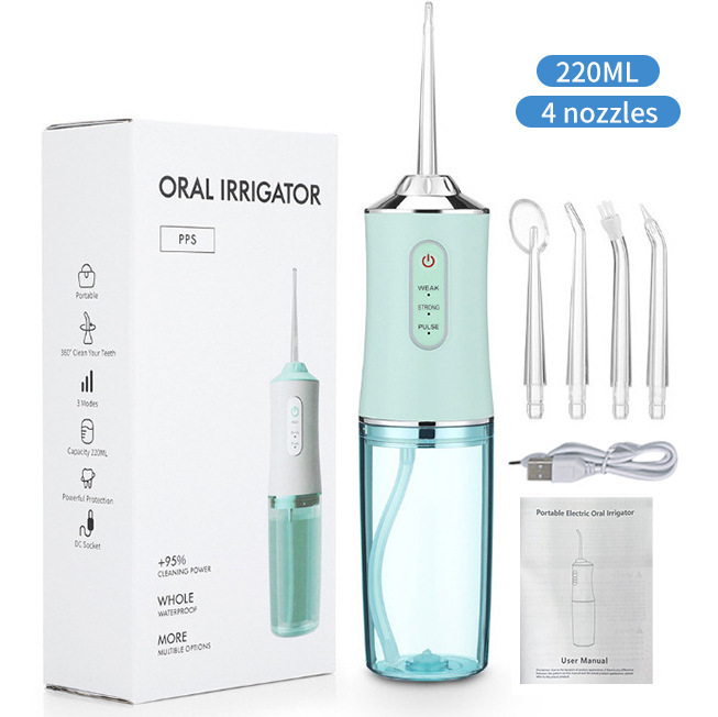 Draagbare Mondsdouche Waterstraal Elektrische Mondzorg Oral Irrigator Tandreiniger voor Thuis en Onderweg | Sulvida