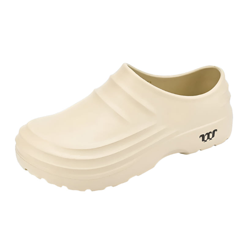 Professionele Werkschoenen Zwart Antislip Keuken Horeca Slip-On Instappers Oliebestendig Comfortabel Veilig | Sulvida