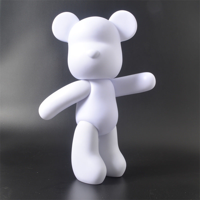 Decoratieve Teddy Kunstfiguur met Verf Set – Vinyl Knuffelbeer DIY Creatief Schilderproject voor Kinderen en Volwassenen Hobby & Knutselen Decoratie | Sulvida