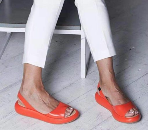 Platte sandalen voor dames met comfortabele zool wandelschoenen lente zomer vijf kleuren casual comfort | Sulvida